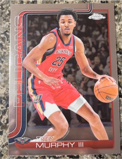 2025-26 Topps Chrome #104 Trey Murphy III — front