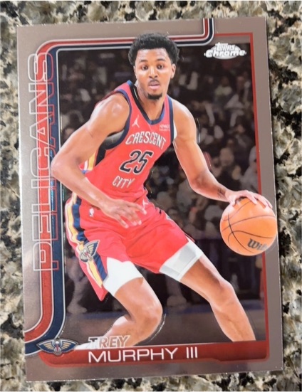 2025-26 Topps Chrome #104 Trey Murphy III — front