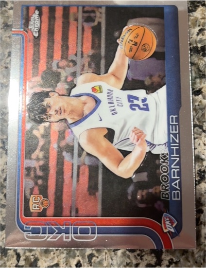 2025-26 Topps Chrome #295 Brooks Barnhizer — front