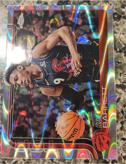 2025-26 Topps Chrome #225 RJ Barrett — front