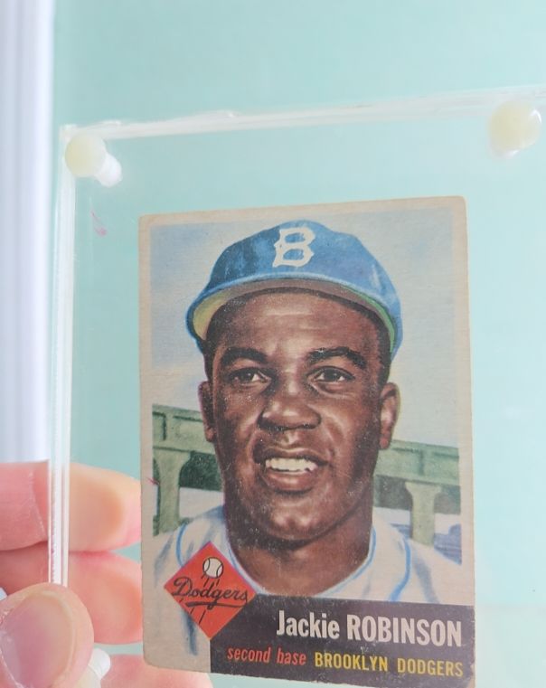 1953 Topps #1 Jackie Robinson — front