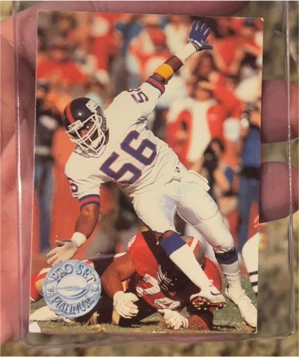 1991 Pro Set Platinum #81 Lawrence Taylor — front