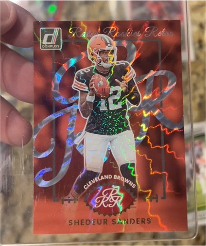 2025 Panini Donruss Rated Rookie Retro #11 Shedeur Sanders — front