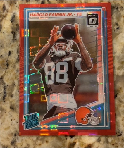 2025 Panini Donruss Optic #373 Harold Fannin Jr. — front