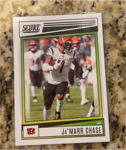 2022 Score #191 Ja'Marr Chase — front