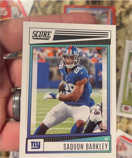2022 Score #235 Saquon Barkley — front