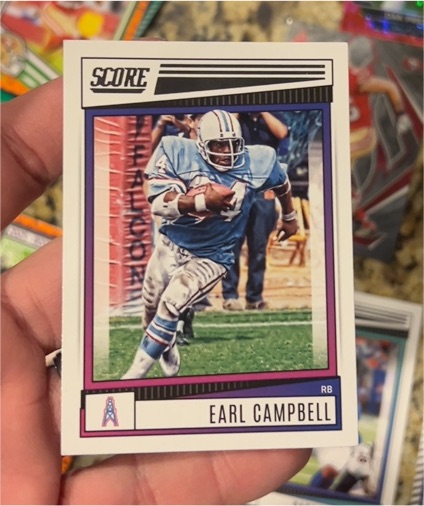 2022 Panini Score #7 Earl Campbell — front