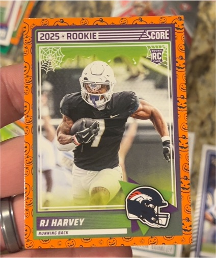 2025 Panini Score A Treat #49 RJ Harvey — front