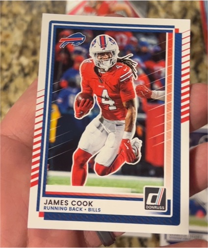 2025 Donruss #194 James Cook — front