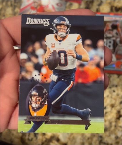 2025 Donruss #32 Bo Nix Retro 1995 — front