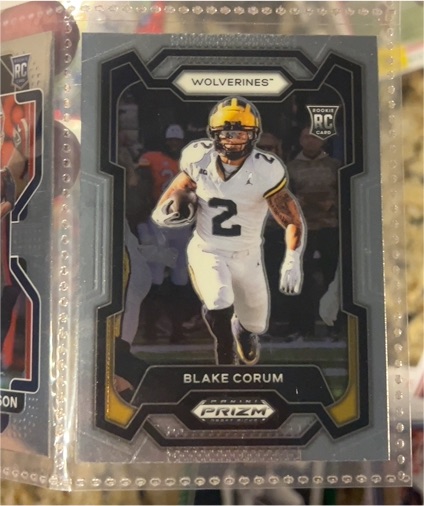 2024 Panini Prizm Draft Picks #128 Blake Corum — front