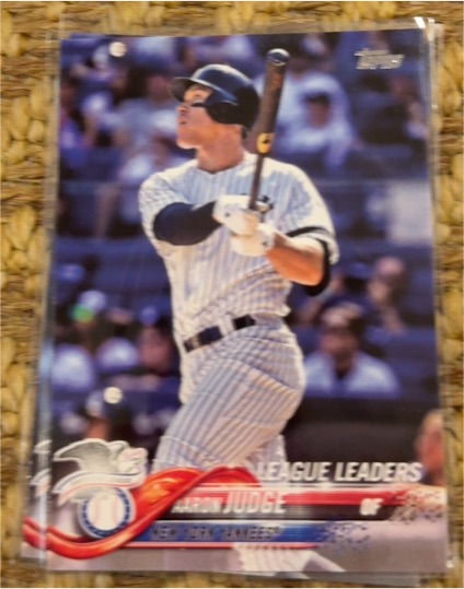 2018 Topps #111 Aaron Judge League Leaders — front
