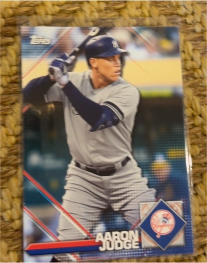 2020 Topps Opening Day Sticker Collection Preview #SP-6 Aaron Judge — front