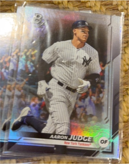2019 Bowman Platinum #98 Aaron Judge — front
