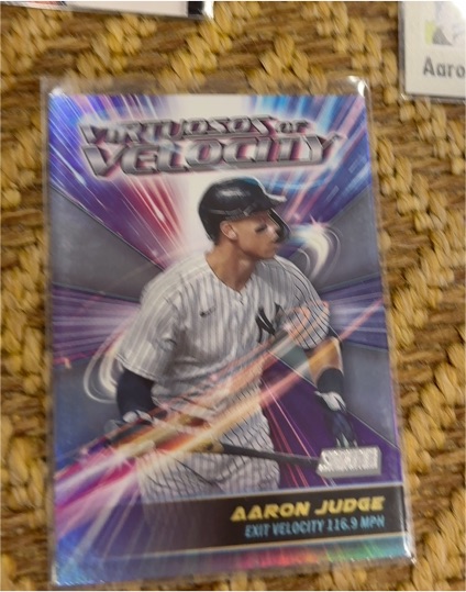 2024 Topps Stadium Club Virtuosos of Velocity #VV-4 Aaron Judge — front