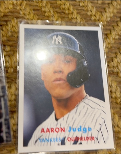 2021 Topps Archives #1 Aaron Judge — front