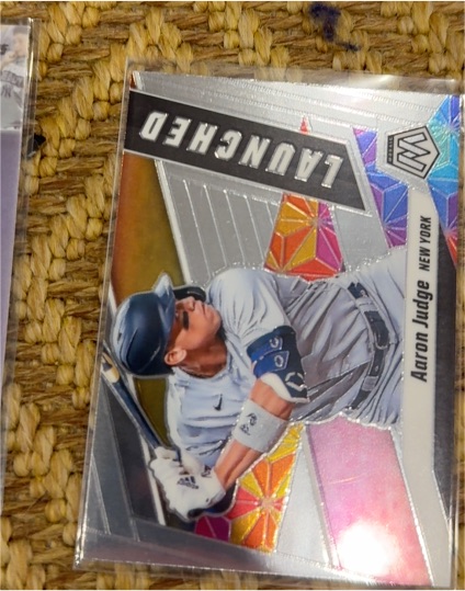 2021 Panini Mosaic Launched #L2 Aaron Judge — front