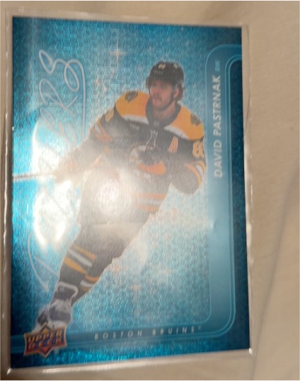 2024-25 Upper Deck Extended Series Dazzlers #DZ-103 David Pastrnak — front