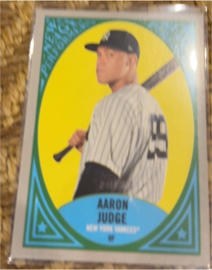 2019 Topps Heritage New Age Performers #NAP-5 Aaron Judge — front