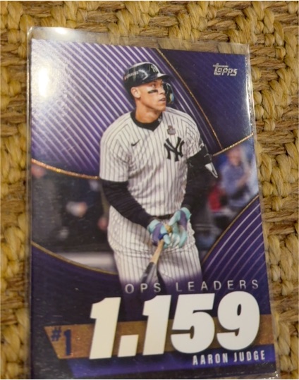 2025 Topps Series 2 #OPS-1 Aaron Judge — front
