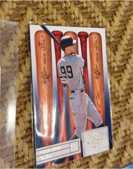 2019 Panini Leather & Lumber #94 Aaron Judge — front