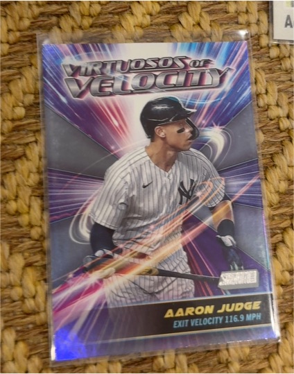 2024 Topps Stadium Club #VV-4 Aaron Judge Virtuosos of Velocity — front