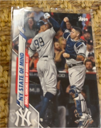 2020 Topps Series 2 #591 NY State of Mind Aaron Judge Gary Sanchez — front