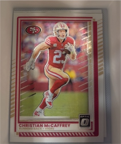 2025 Panini Donruss #161 Christian McCaffrey — front