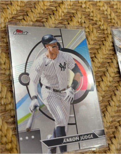 2023 Topps Finest Aaron Judge — front