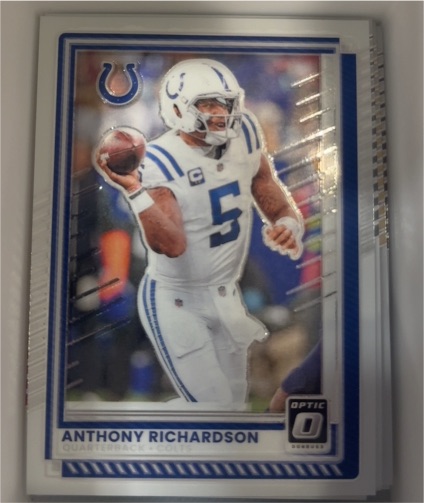 2025 Panini Donruss Optic #72 Anthony Richardson — front