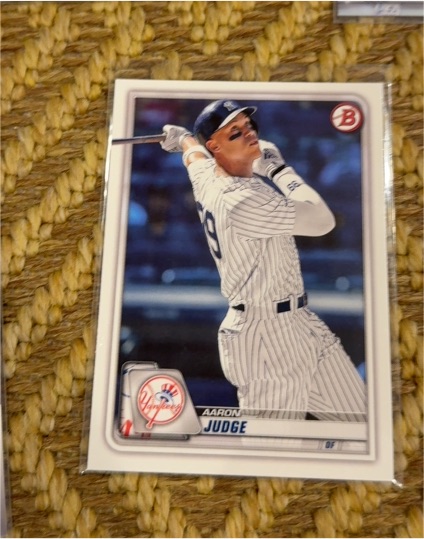 2020 Bowman #2 Aaron Judge — front
