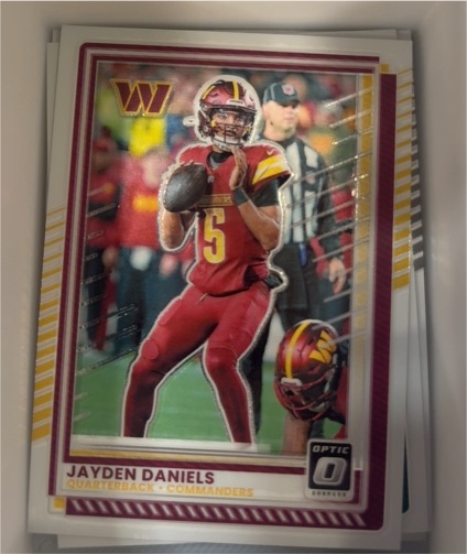 2025 Donruss Optic #23 Jayden Daniels — front