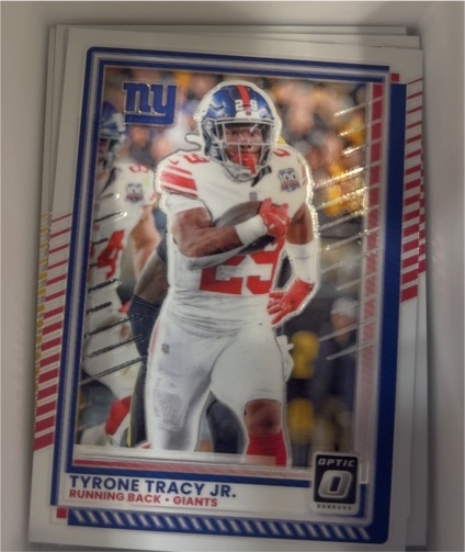 2025 Panini Donruss Optic #6 Tyrone Tracy Jr. — front