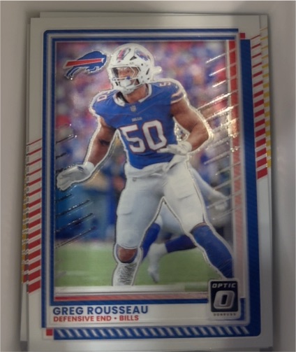 2025 Donruss Optic #113 Greg Rousseau — front
