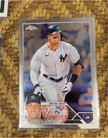 2023 Topps Chrome #62 Aaron Judge — front