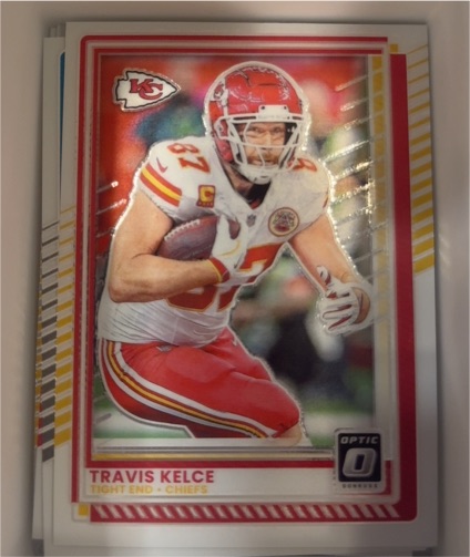 2025 Donruss Optic #135 Travis Kelce — front