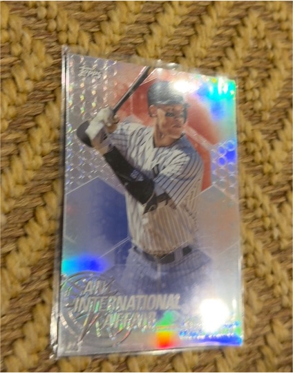 2018 Topps Chrome Update An International Affair #IA-AJ Aaron Judge — front