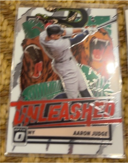 2021 Donruss Optic #UNL5 Aaron Judge Unleashed Insert — front