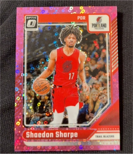 2024-25 Panini Donruss Optic #175 Shaedon Sharpe — front