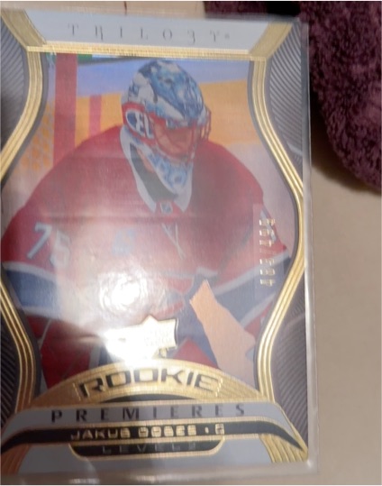 2024-25 Upper Deck Trilogy Rookie Premiers #T-13 Jakub Skarek — front