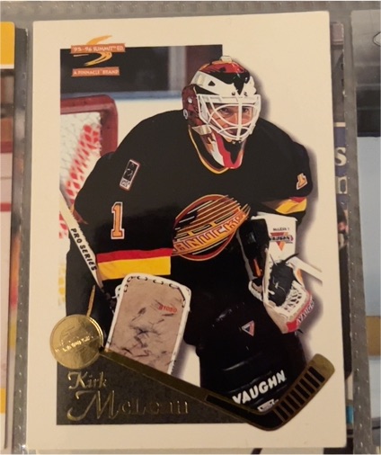 1995-96 Pinnacle Summit #69 Kirk McLean — front