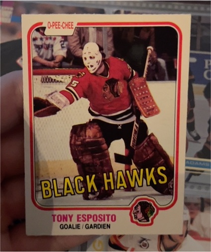 1981-82 O-Pee-Chee #54 Tony Esposito — front