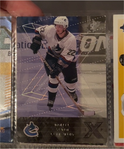 2000-01 Upper Deck SPx #149 Daniel Sedin — front