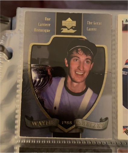 1999-00 Upper Deck McDonald's The Great Career #GR81-4 Wayne Gretzky — front