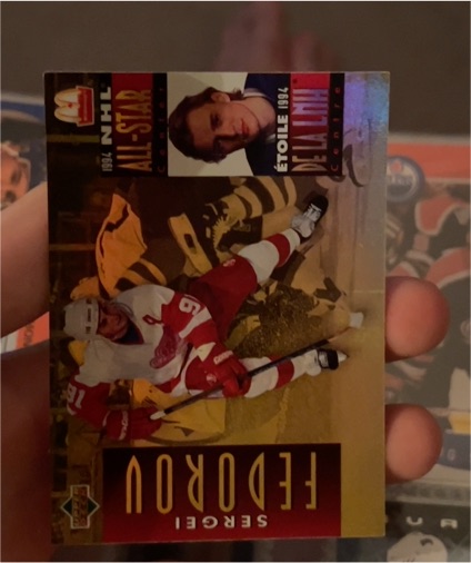 1995 Upper Deck McDonalds #McD-12 Sergei Fedorov NHL All-Star — front