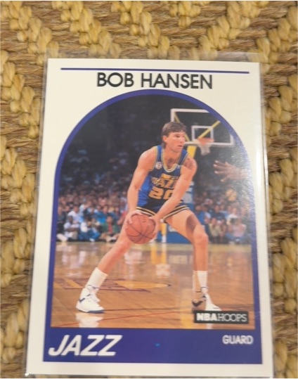 1989-90 NBA Hoops #27 Bob Hansen — front
