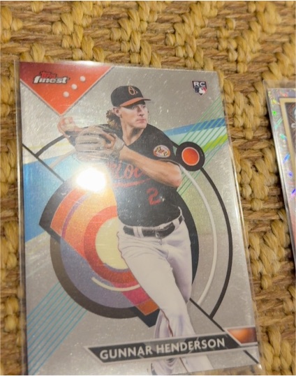 2023 Topps Finest #100 Gunnar Henderson — front