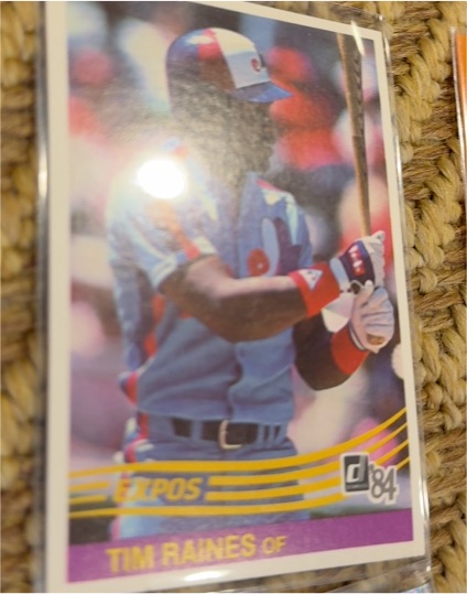 1984 Donruss #84 Tim Raines — front