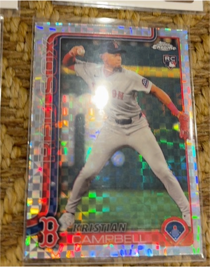 2025 Topps Chrome #171 Kristian Campbell — front