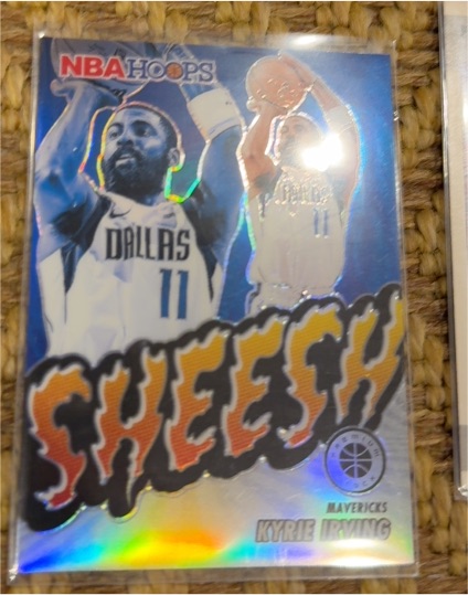 2023-24 Panini NBA Hoops Premium Stock Sheesh #18 Kyrie Irving — front